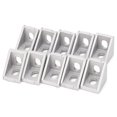 thumbnail image 1 of Angle Code, 10Pcs Aluminium Extrusion Profile Connector 3D Printer Accessories  for T-bolts for Flange Nuts, 1 of 7