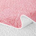 thumbnail image 5 of Feelyou Spooky Spider Web Quilt King, Cute Pink Halloween Spider King Coverlet Set, 3pcs, 1 Comforter and 2 Pillowcases, 5 of 7