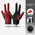 thumbnail image 4 of Breathable Billiards Gloves Enhanced Grip Left Right Hand Wear-resistant Anti-slip Stable Pole Billiards Gloves-Right Hand,Wine Red, 4 of 8