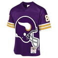 thumbnail image 2 of Youth-Mitchell & Ness Randy Moss Purple Minnesota Vikings 1998 Throwback Fashion Jersey, 2 of 3