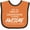 Orange and Black, variant on Inktastic Yeah My Great Grandson is Pretty Awesome Boys or Girls Baby Bib
