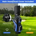 thumbnail image 4 of Costway Lightweight Golf Cart Bag with 14 Way Top Dividers 9 Pockets Rain Hood Cooler Bag, 4 of 10