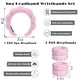 thumbnail image 5 of Diademas de spa para lavar la cara o juego de muñequeras de maquillaje, accesorios para el cabello para el cuidado de la piel para niñas (rosa), 5 of 5