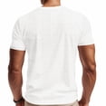 thumbnail image 3 of CQONEPT Men's Henley Shirts Short Sleeve Shirts for Men Casual Mens Summer Loose Beach Breathable Shirt White S, 3 of 6
