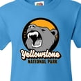 thumbnail image 4 of Inktastic Yellowstone Growling Bear Youth T-Shirt, 4 of 5