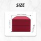 thumbnail image 4 of 10X Rings Display Box Storage Soft Velvet Tray Case Holder Stand Display Show Jewelry Organiser LED Light Ring Box, 4 of 5