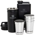 thumbnail image 1 of Set de regalo de vaso y frasco de acero inoxidable Stanley paquete de aventura al aire libre con 4 vasos de metal para chupitos, 1 of 3