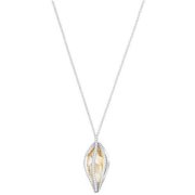 Hailey Pendant - Small - Brown - Rhodium Plating - 5349335