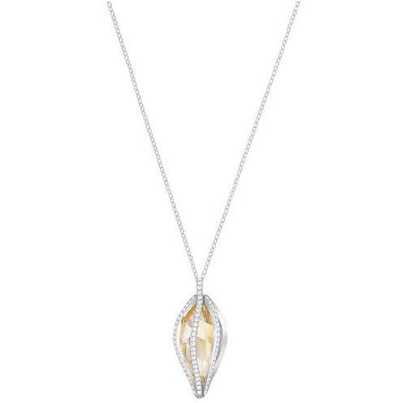 Hailey Pendant - Small - Brown - Rhodium Plating - 5349335