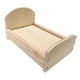 thumbnail image 5 of Cama de casa de muñecas 1/12 Muebles en miniatura Elegante y elegante Cama en miniatura para manualidades DIY Madera, 5 of 9