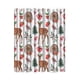 thumbnail image 1 of Cortina de Ducha Navideña de 180x200 Cm Accesorios de Decoración Navideña Lavable con 12 Ganchos Cortina de Baño Versátil Hecha de Tela Impermeable Estilo B, 1 of 9