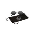 thumbnail image 2 of Circular Frame Sunglasses, Silver/Black with Gravity Shades Micro Case, 2 of 2