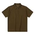 thumbnail image 2 of Camisas Elvqul de Hombre Verde del Ejército Economicas Manga Larga Deportivas Cuello Redondo de Color Sólido, 2 of 8