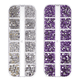 thumbnail image 1 of Diamantes de imitación para decoración de uñas, diamantes de imitación de maquillaje con parte trasera plana de color, 1 of 5