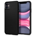thumbnail image 4 of Funda Spigen Liquid Air para iPhone 11 (2019), color negro mate, 4 of 9