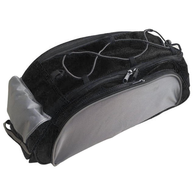 Bolsa trasera impermeable para bicicleta, bolso de hombro, alforja, almacenamiento, sillín, bicicleta de montaña, equipaje, almacenamiento de Almacenamiento y organización del hogar Gris oscuro Naiovety HA025621-01