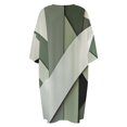 thumbnail image 5 of Vinatge Geometric Abstract Art Gray Black Green Sleepshirts For Sleeping Travels Loose Sleepdress Pajama Dress Soft Nightdress Sleepwear, 5 of 7