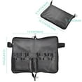 thumbnail image 6 of Byootique 2in1 Foldable Brush Holder Waist Bag Cosmetic Makeup Belt Organizer PVC Storage Bag, 6 of 11