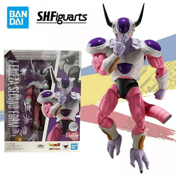 Figura de acción Original de Dragon Ball Z, estatua de freezer de segunda forma Shf, adorno de colección, modelo de muñeca, regalos de Juguetes