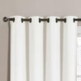 thumbnail image 3 of Neil Blackout Energy Saving Window Curtain Grommet Panels 52 in. W x 84 in. L, Set of 2 Panels - White, 3 of 5
