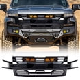 thumbnail image 1 of American Modified Armor Grille for 2019-2021 Chevy Silverado 1500, Glossy Black, 1 of 8