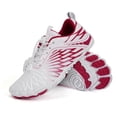thumbnail image 4 of Zapatos Playa Descalzos Unisex Cómodos para Hombres Mujeres (45) Rojo, 4 of 9