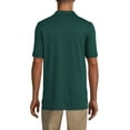 thumbnail image 2 of Lands' End Essentials Men's Long Sleeve All Day Comfort Polo Shirt - 100% Cotton Won't Shrink Pill Fade, 2 of 3