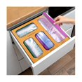 thumbnail image 5 of Bamboo Zipper Closure Bag Organizer For Drawer - Closure Bag Organizer For Drawer Storage Bag Organizer Kitchen Drawer, 5 of 5
