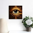 thumbnail image 3 of Nawypu Ancient Egyptian Mythology Poster The Eye of Horus Poster （1） Canvas Poster Bedroom Decor Office Room Decor Gift Frame-style 16x16in, 3 of 4