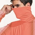 thumbnail image 5 of Fishing Shirts For Men, Mens Hooded Sun Shirt With Mask Long Sleeve UPF 50+ Rash Guards Cooling Lightweight Hoodies Hiking Swimming Running UV Sun Protection Clothes, 5 of 6