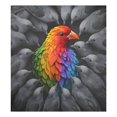 thumbnail image 3 of Dailycode Dishwasher Magnet Cover Magnetic Fridge Door Cover Home Kitchen Decor, Colorful and Gray Bird, 23"x 26", 3 of 6