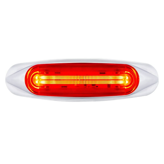 United Pacific 36816 4 LED LIGHTTRACK Clearance/Marker Light - Red LED/Red Lens