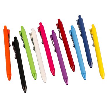 LCXmlly Stylo à Bille 2 Pcs Stylos à Bille Encre Séchage Rapide Esthétique Travail Exquis Portable Écologique Écriture Légère Couleur Unie