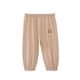 thumbnail image 1 of Odeerbi 6M-6Y Niñas Algodón Lino Pantalones Recortados Verano Casual Linterna Pantalones Color Sólido Pantalones Transpirable, 1 of 9