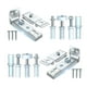 thumbnail image 5 of de reparación de herrajes para puertas plegables, de herrajes para puertas de Granero, incluye soporte pivotante superior e inferior para riel, 5 of 9