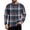 Gray 18#, variant on Men Christmas Buffalo Plaid Printed Shirt Crewneck Tops Loose Fit Stretchy Shirts for Daily Gathering Vacation Wine S