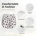 thumbnail image 4 of Balery Poodle Dog Pantalones cortos deportivos para mujer con forro y dos bolsillos, elásticos, para entrenamiento, gimnasio, yoga-X-Large, 4 of 7