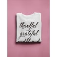 thumbnail image 3 of Thankful Grateful And Blessed Sweatshirt Women -SPIdeals Designs, Female x-Large, 3 of 4