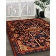 thumbnail image 3 of Ahgly Company Machine Washable Indoor Rectangle Traditional Saffron Red Area Rugs, 7' x 10', 3 of 7