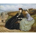 thumbnail image 3 of Charles Wynne Nicholls 24x20 Black Modern Framed Museum Art Print Titled - A Seaside Romance, 3 of 5