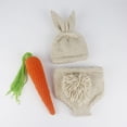 thumbnail image 2 of Accesorios de Fotografía ANGGREK para Bebés Recién Nacidos Hechos a Mano Algodón de Ganchillo Suave Unisex de 0 a 3 Meses Regalos de Baby Shower de Pascua, 2 of 8