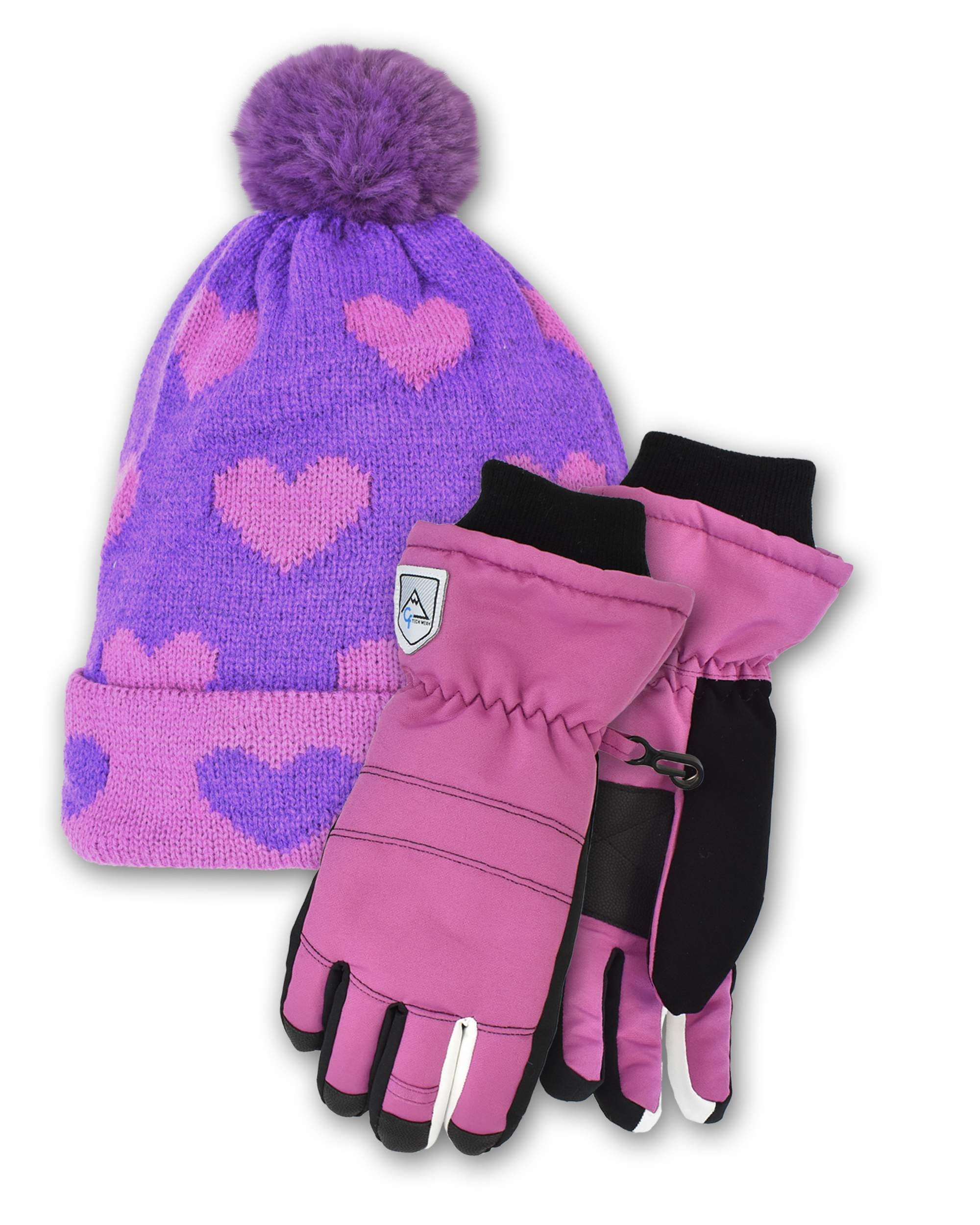 The Childrens Place Big Girls 2 Pack Gloves