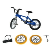 Finger Mountain Bike Mini Bicycle Boys Toy Creative Game Set with Lock and Tool
