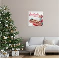 thumbnail image 2 of Stupell Industries Vintage Northpole Candy Santa Claus Graphic Art Gallery Wrapped Canvas Print Wall Art, Design by The Saturday Evening Post, 2 of 7