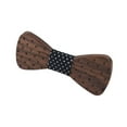 thumbnail image 3 of Pitue de madera para adultos para niños Bowtie para cenas del festival de aniversario, 3 of 9