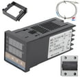 thumbnail image 1 of PID Thermostat Temperature Controller, 100-240V Intelligent Digital Temperature Controller High Accuracy  for Incubator for Farm Breeding 25A,40A, 1 of 7