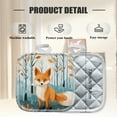 thumbnail image 2 of 4 Pack Pot Holders,Kitchen Essential, Potholder Set,Fox In A Birch Forest In Autumn Tones, 2 of 6