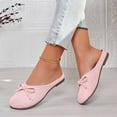 thumbnail image 5 of Wensltd Women Shoes Summer Closed Toe Shoes Retro Style Flat Comfort Shoes for Dress Wear and Casual Outings Pink, 5 of 8