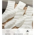 thumbnail image 3 of 3-12 Pack Womens Crew Socks Size 6-9 LightWeight Thin Casual Calf Socks, 3 of 8