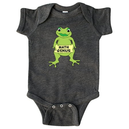 

Inktastic Math Genius Frog Gift Baby Boy or Baby Girl Bodysuit